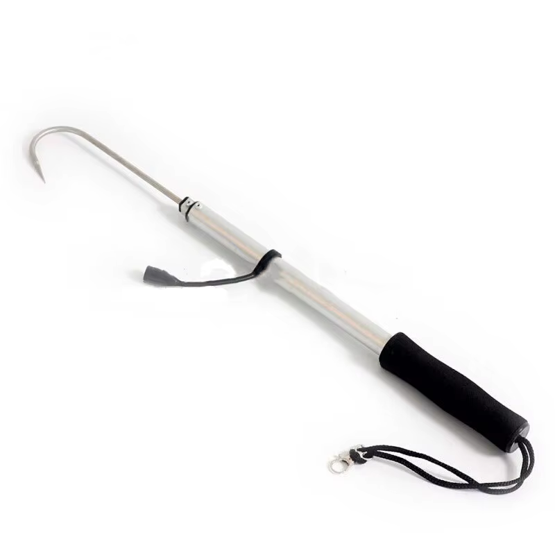 Anzuelos curvos para pesca en hielo, acero inoxidable sin puas - imagen 3