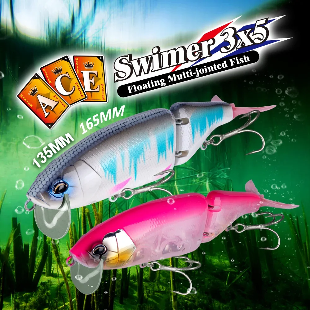 DRT Klash 9 swimbait articulado flotante topwater para lucio - imagen 2