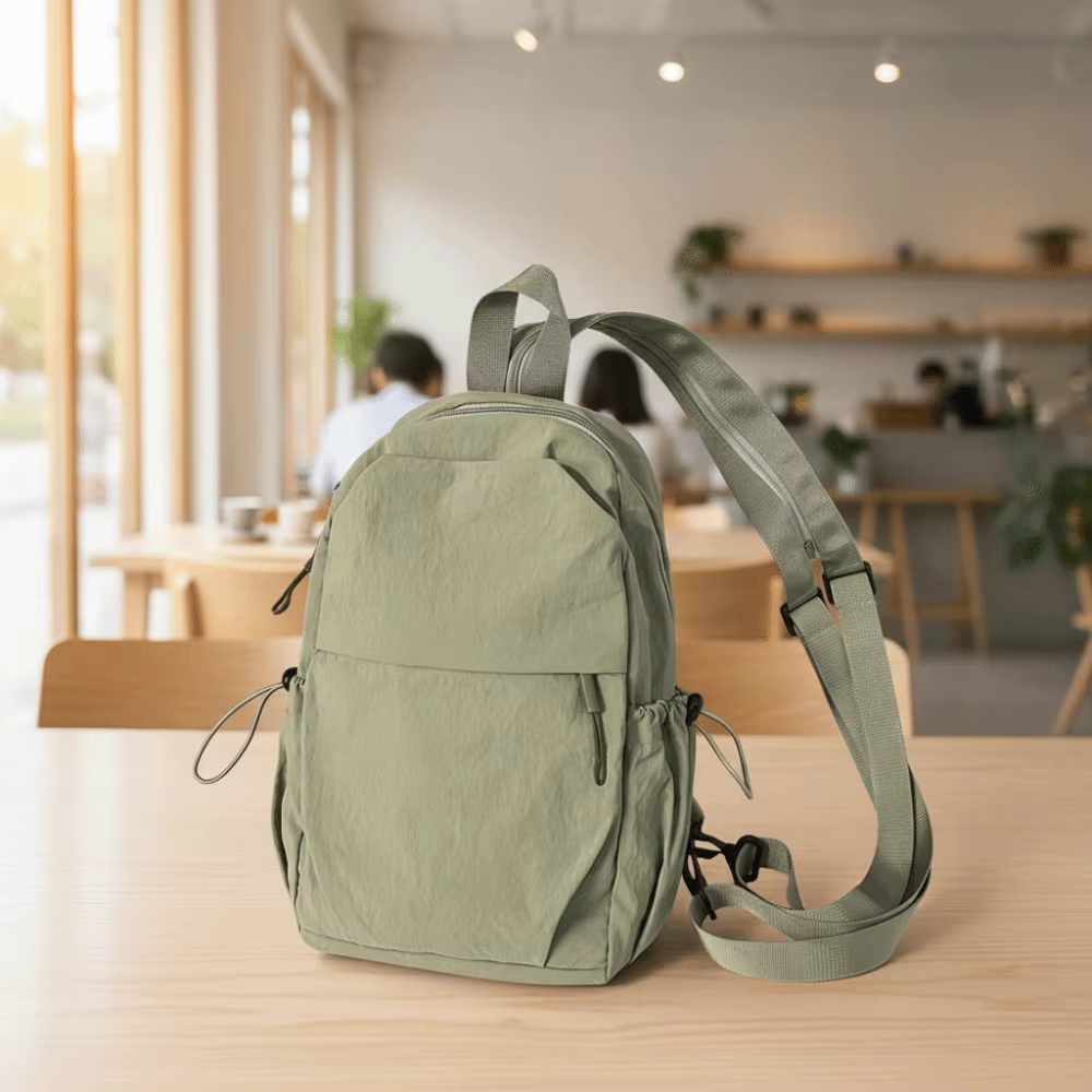 Mochila de pecho de nailon ligera para pesca y exteriores - imagen 2