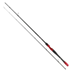 Caña spinning carbono ZZ116 BENDY Fuji mango rojo acción rápida