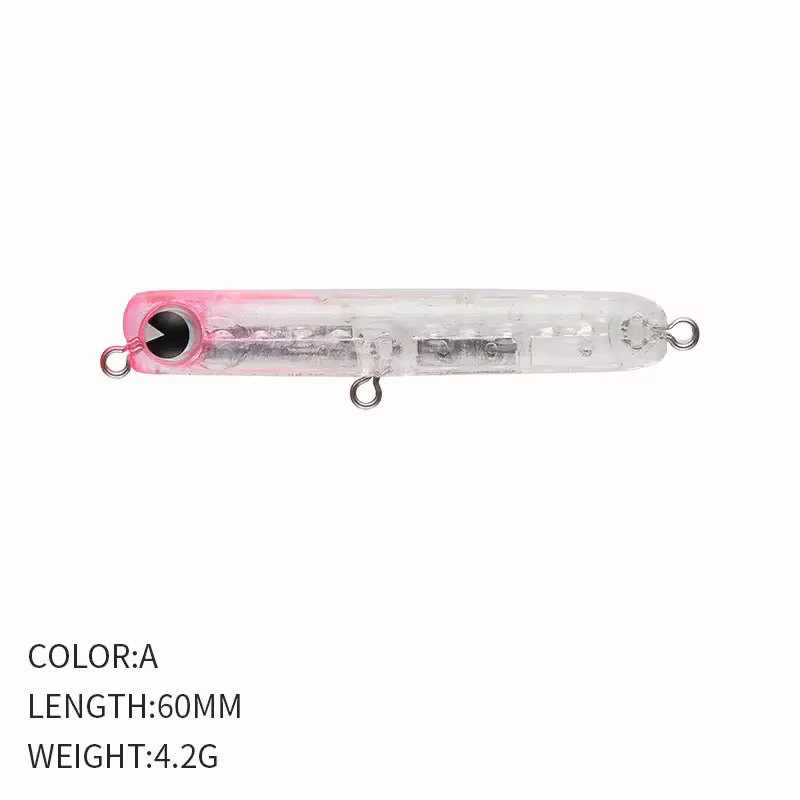 Micro Señuelos Lápiz 6 cm para Trolling – Jerkbait de Hundimiento Lento - imagen 2