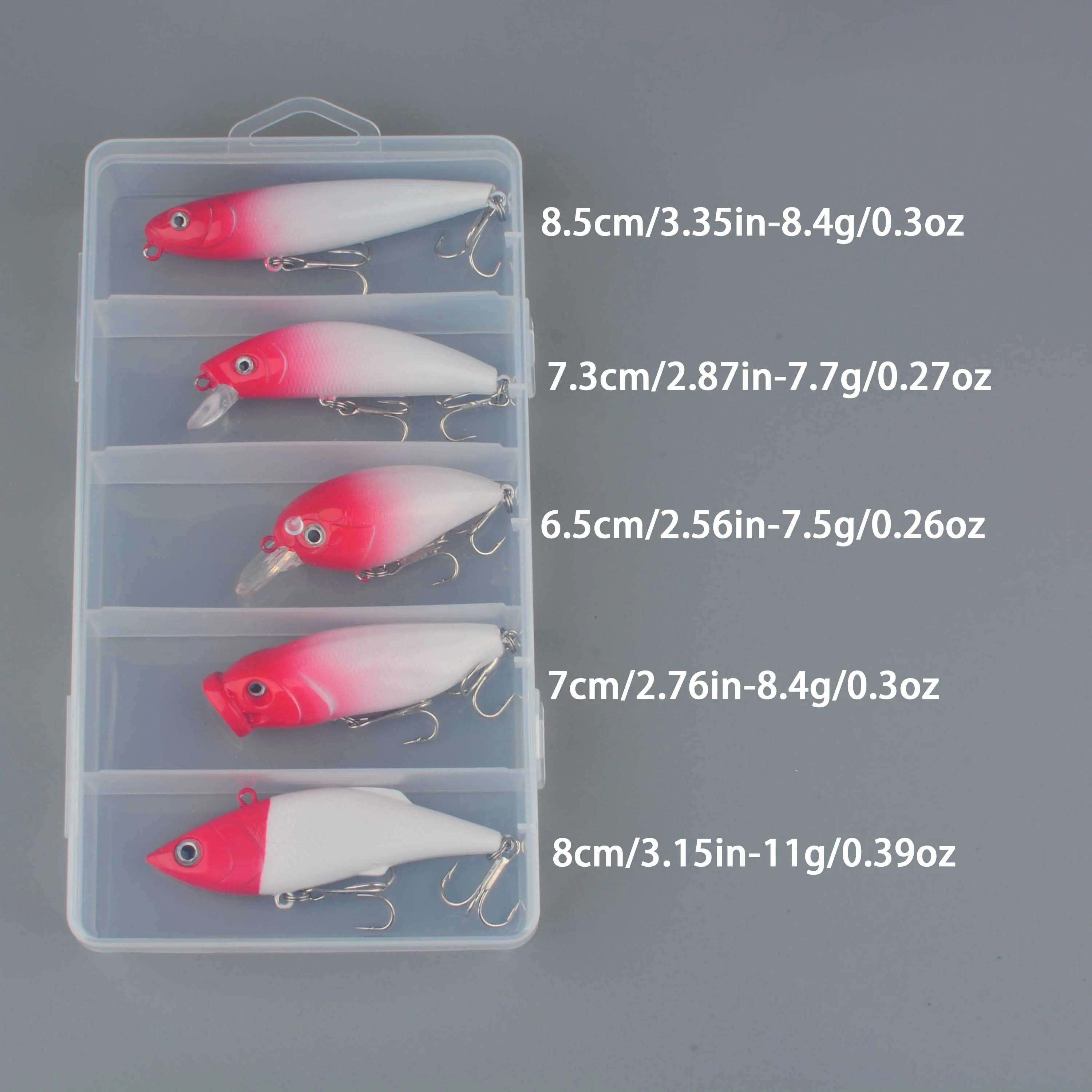 Set de 5 señuelos