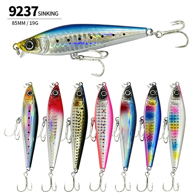 Monster Shot Minnow hundidor – wobbler de hundimiento para lubina