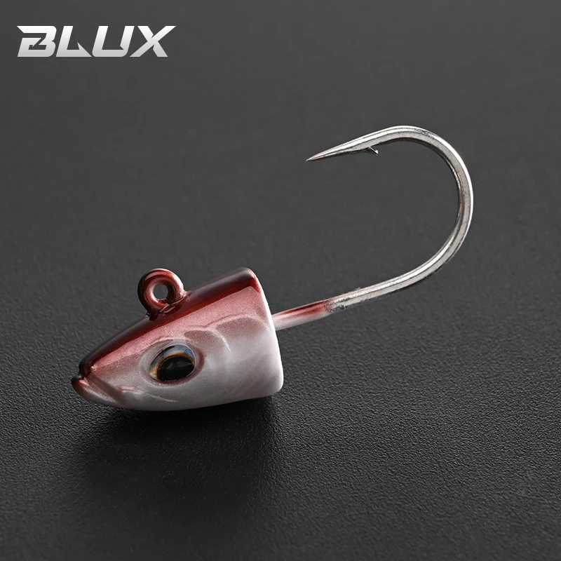 BLUX Mini Happy Sandeel vinilos cola de pala jig head plomado - imagen 4