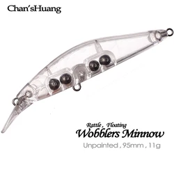Wobbler Flotante Chan'sHuang 11g 95mm – Señuelo artificial con sonajero