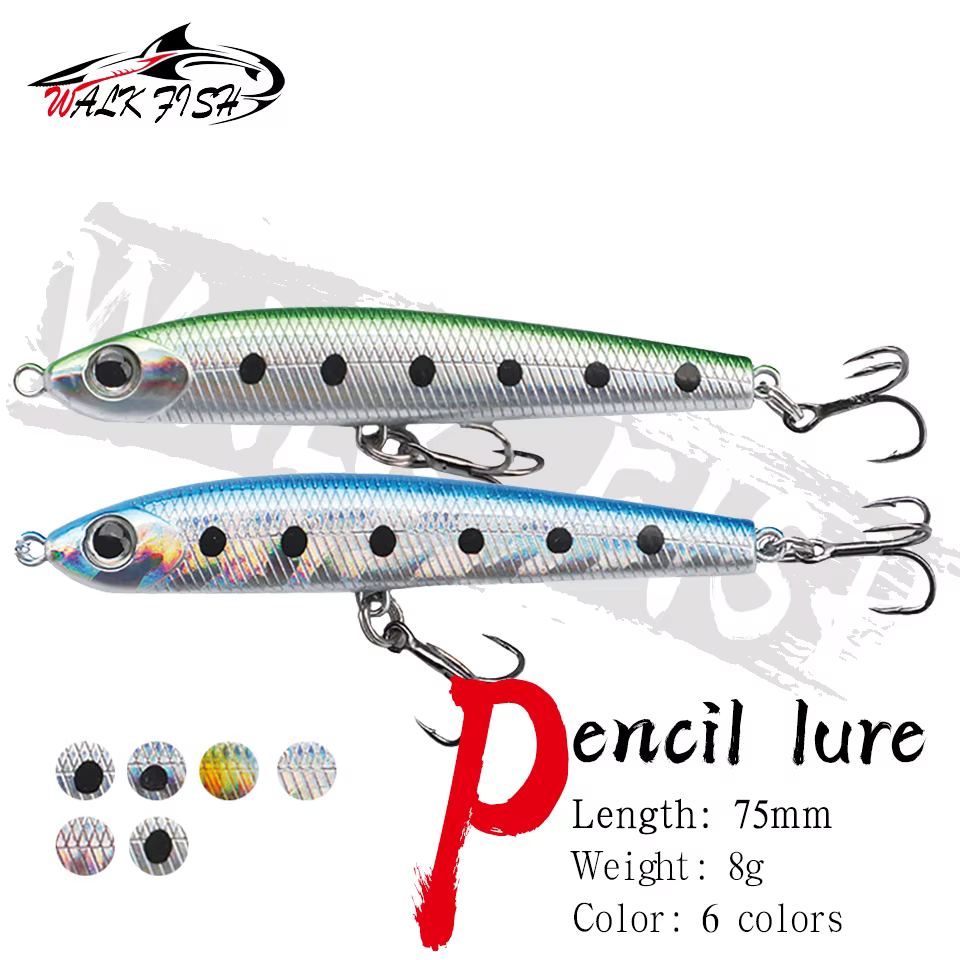 Walk Fish Señuelo lápiz hundimiento para trucha perca - imagen 4