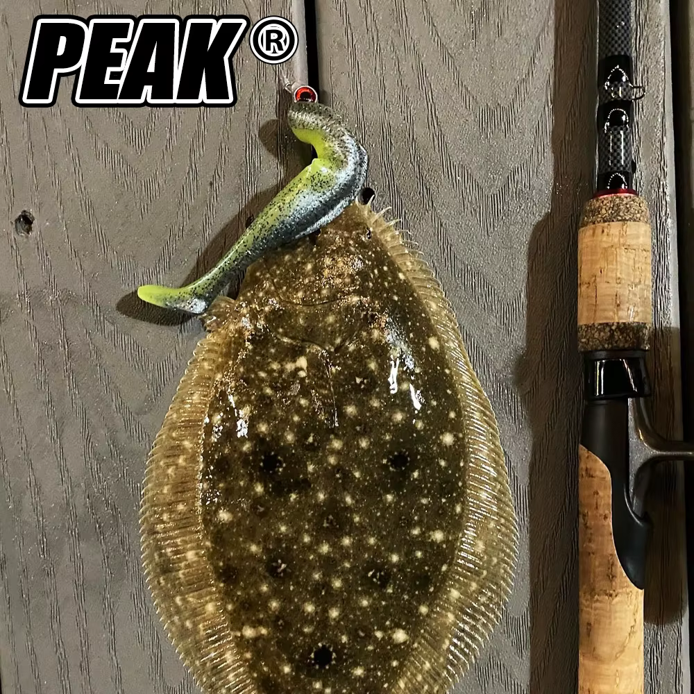 PEAK Shad Señuelo Flotante Silicona Doble Color Cola T - imagen 4
