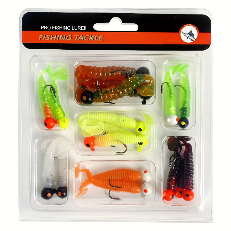 Jig Head colores Luya con cola en T para vinilo - imagen 2