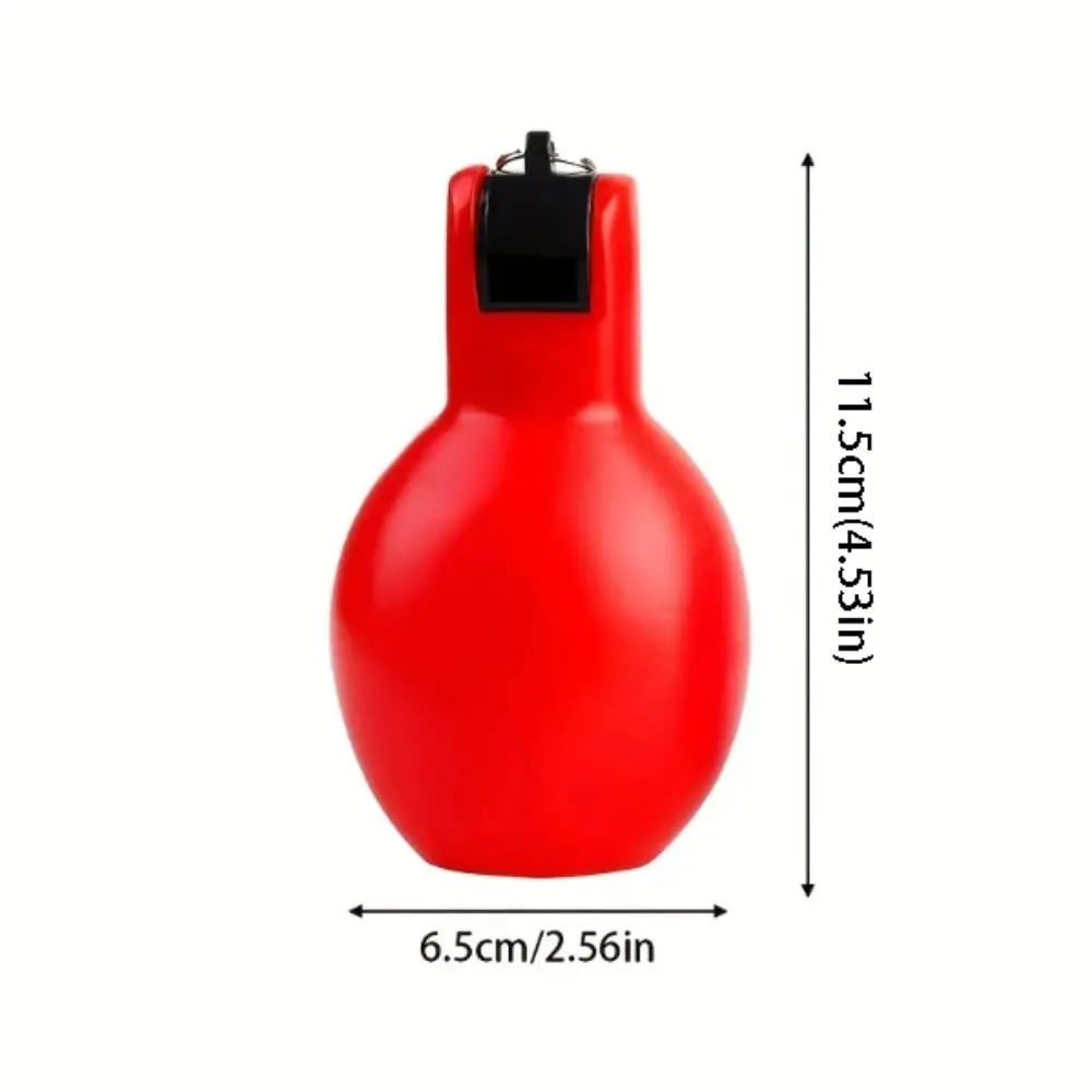 Silbato de emergencia portátil de PVC en varios colores