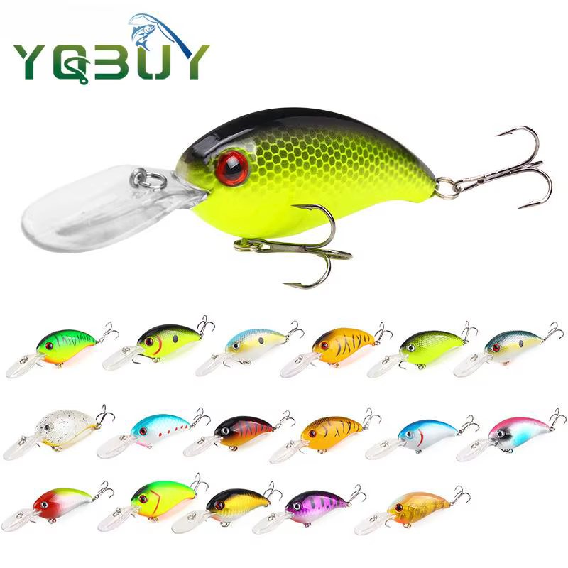 Crankbait flotante con láser y ojos 3D – Señuelo para mar