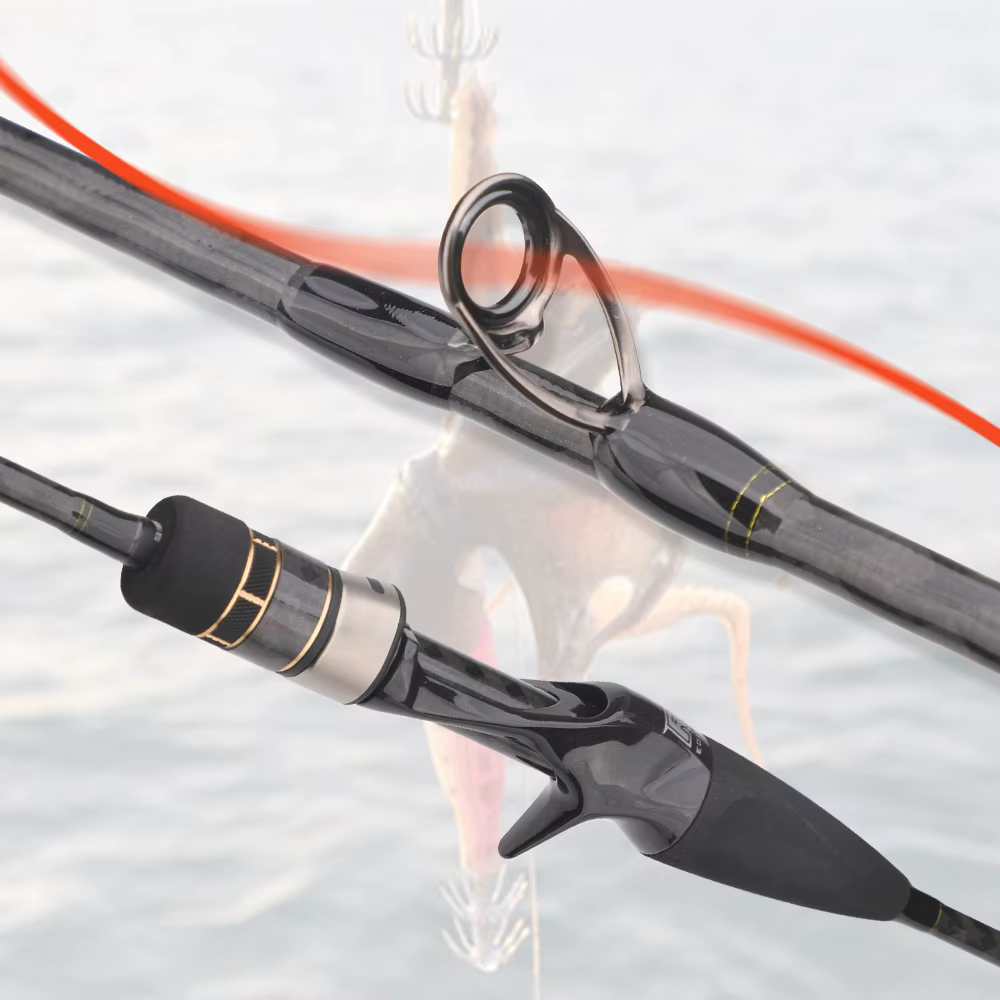 Caña ROLLFISH para Calamar y Pulpo – Punta Titanio y Carbono - imagen 4