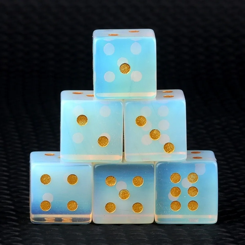 Dado piedra natural cristal de cuarzo para juegos de mesa - imagen 2