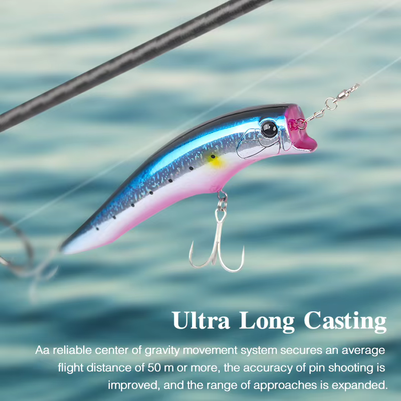 Señuelo Tsurinoya 120F Minnow – Flotante shallow 120mm 20g agua salada - imagen 4