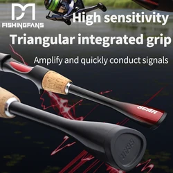 Caña ultraligera FISHINGFANS ORCA UL con punta sólida para spinning