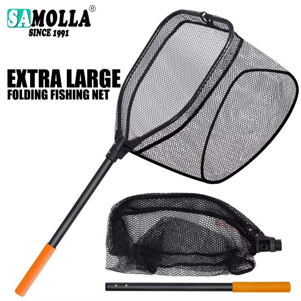 Salabre carpa marina con poste goma – Talla grande