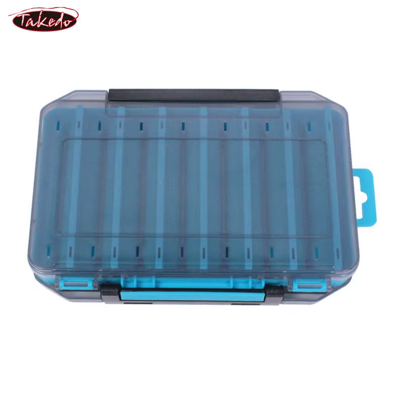 Organizador de señuelos TAKEDO JYL03 – Caja impermeable 2 departamentos para carpa - imagen 4