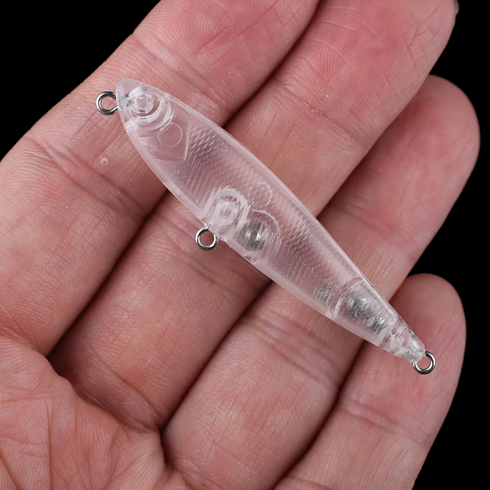 Chan'sHuang Senuelo Topwater Pencil Flotante 5,5cm Sonajero Blanco - imagen 5