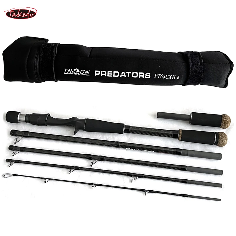 Caña surfcasting Takedotn92 de fibra de carbono ajustable