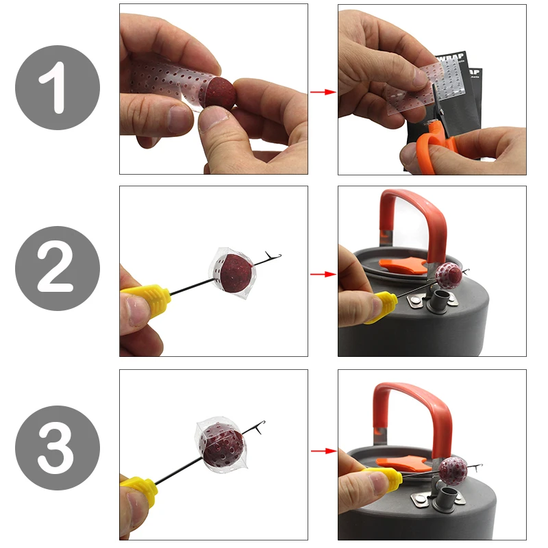Protector de cebo superenvolvente para carpa 8-32 mm (5 piezas) - imagen 4