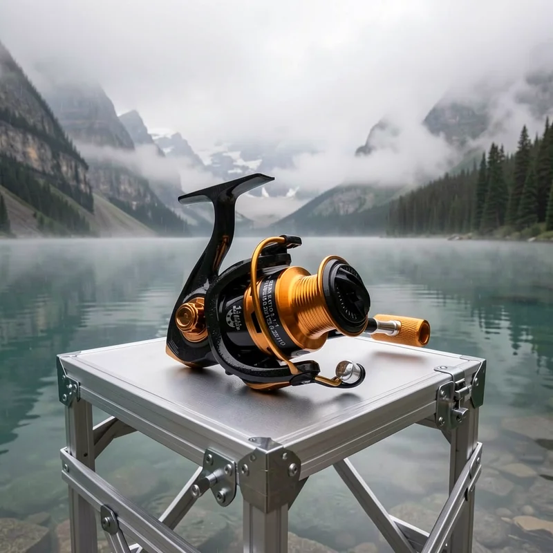 Carrete baitfeeder giratorio con manivela CNC e izquierda/derecha - imagen 5