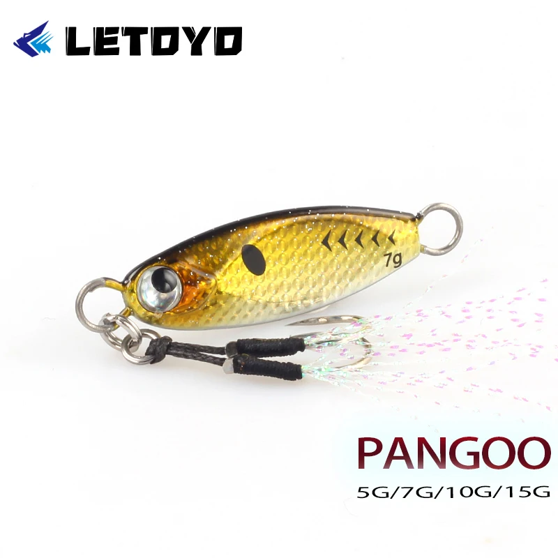 LETOYO Micro Jig metálico con pala para pesca en orilla - imagen 3