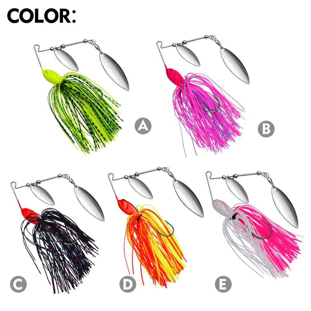 Chatterbait PROBEROS – Spinner para Pesca de Lubina