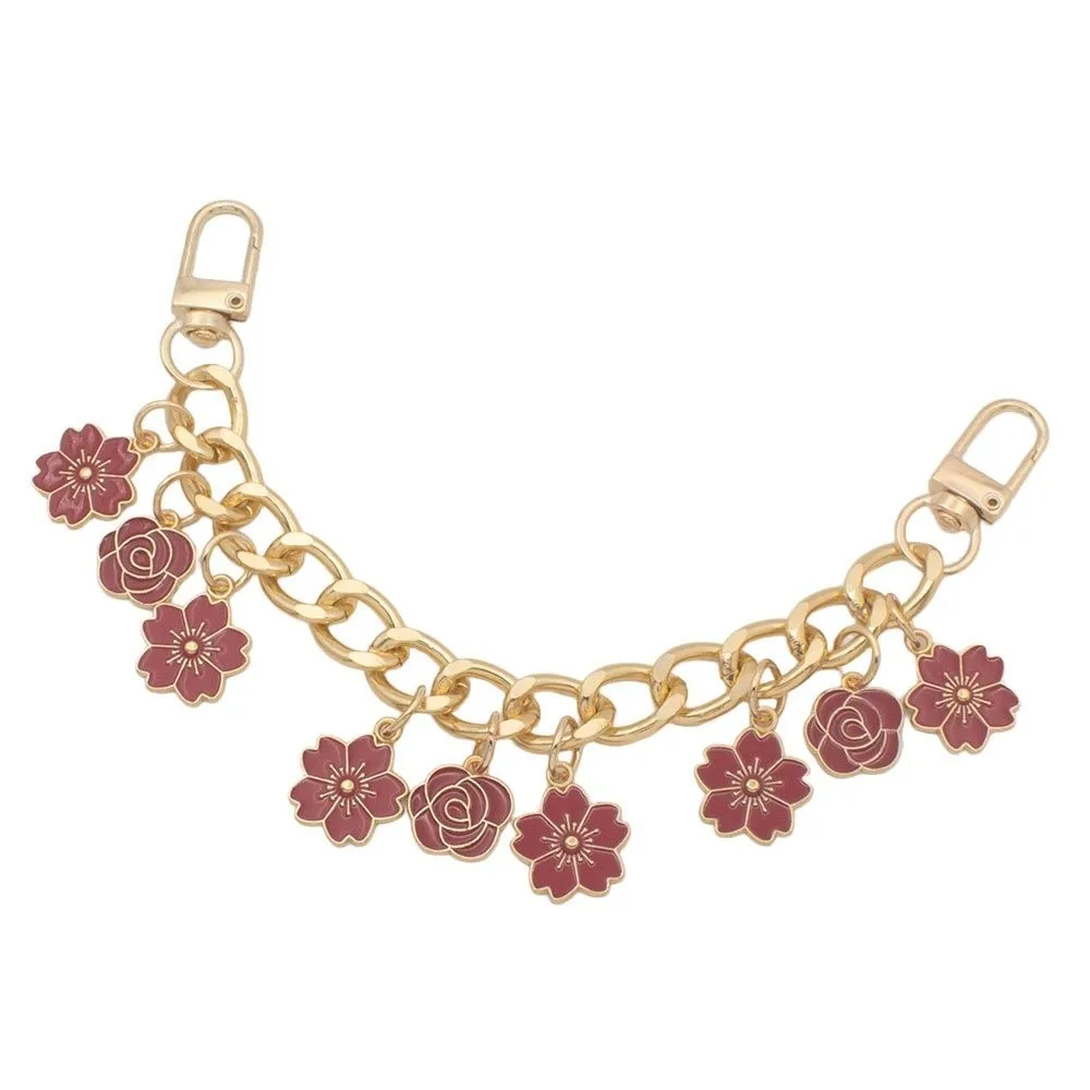 Colgante Flor de Cerezo para bolso DIY, cadena y correa - imagen 2
