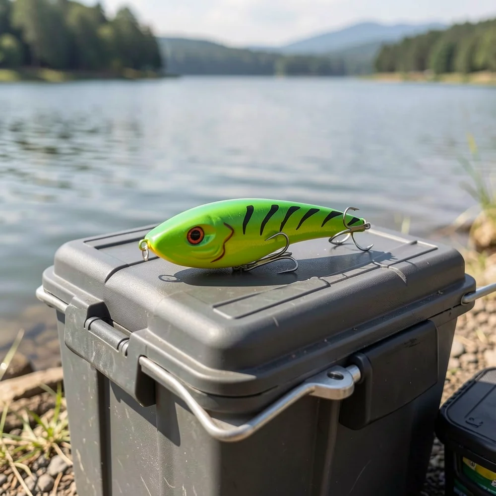 Señuelo VIB Minnow para lubina con sonido y ojos tridimensionales - imagen 5