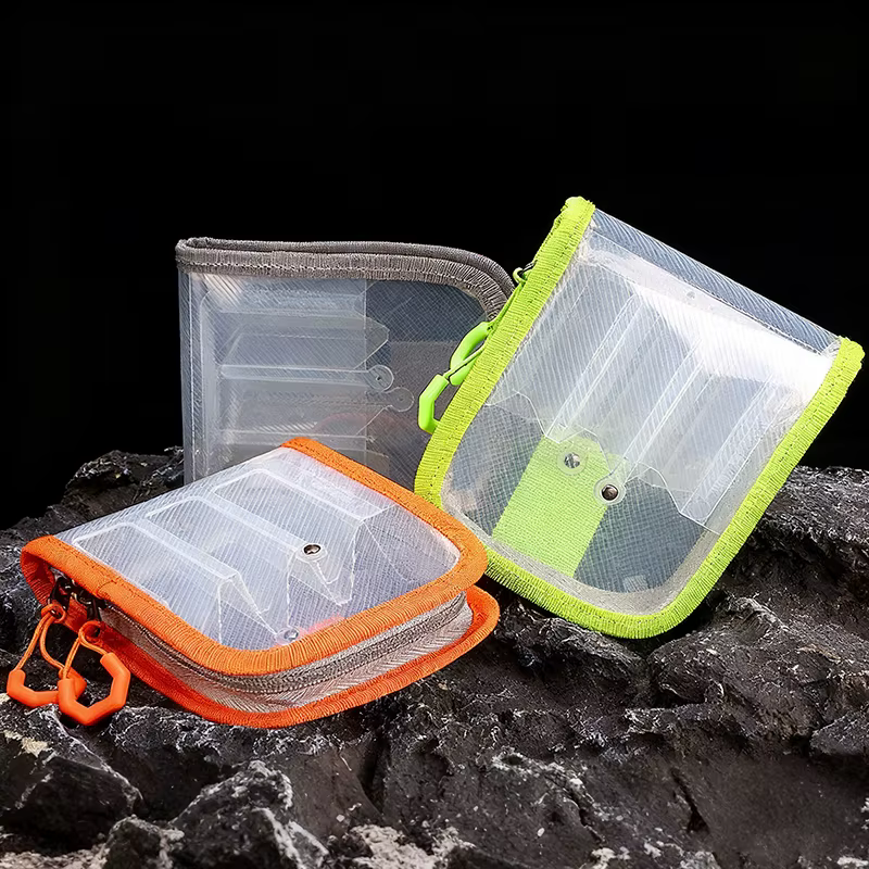 Estuche Visual Transparente para Señuelos con Cremalleras Bidireccionales - imagen 5
