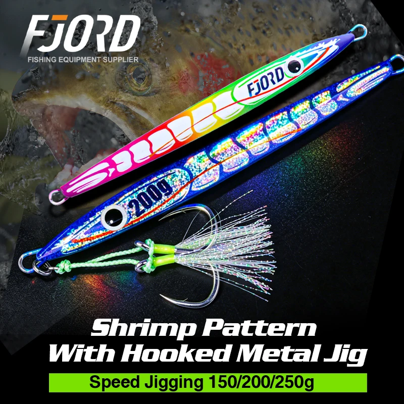 Señuelo metálico Fjord UV nocturno para pesca en el mar - imagen 2