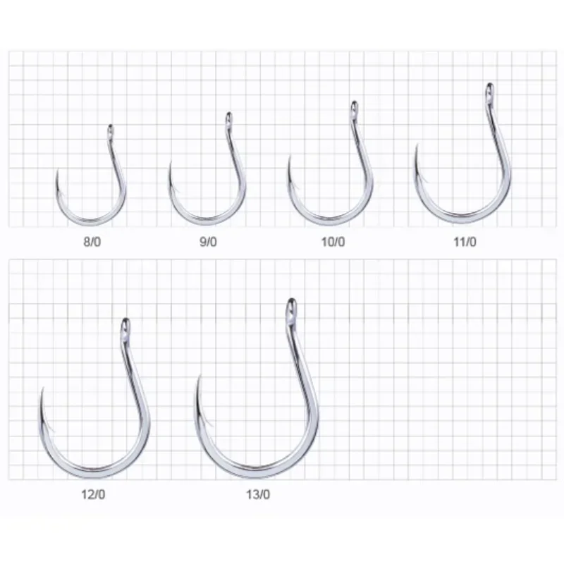 Anzuelos Jigging BKK DEEP 8090-6X-HG para señuelos de vinilo
