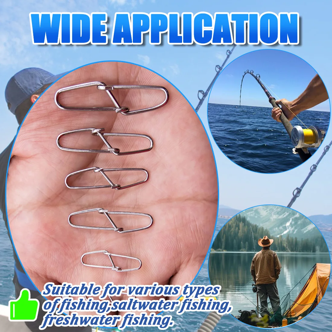 Pack de 50-200 unidades para pesca deportiva