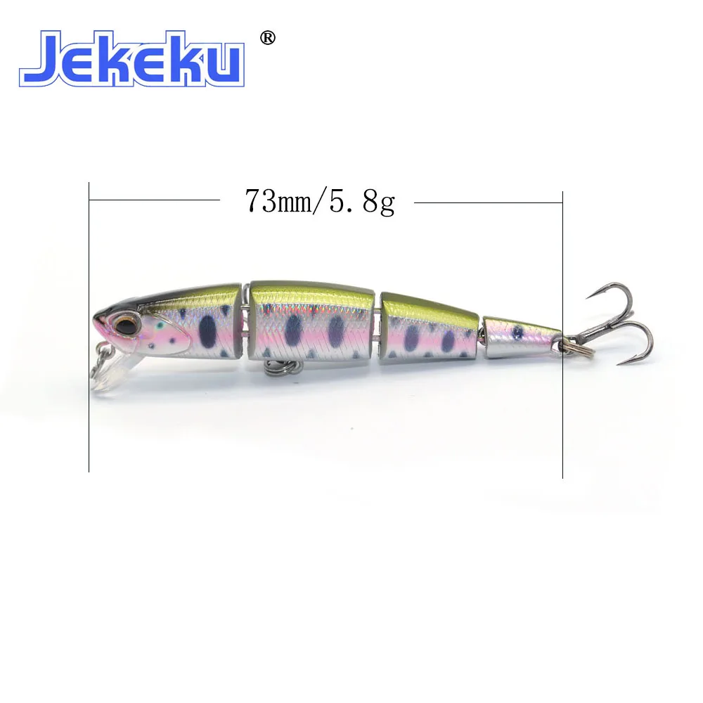 Swimbait articulado hundimiento trucha y lucio JEKEKU - imagen 3