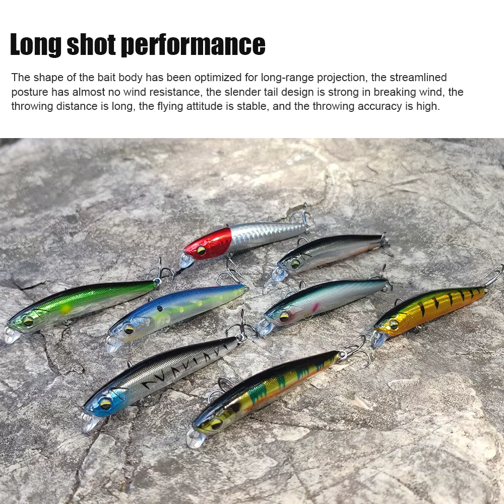 Haimaluo Jerkbait Suspenso – Señalador duro rockfishing - imagen 4