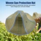 Sombrero de pesca plegable ligero con protección solar portátil