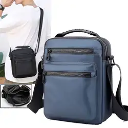 Bolso bandolera de pesca con cremallera y portaaparejos