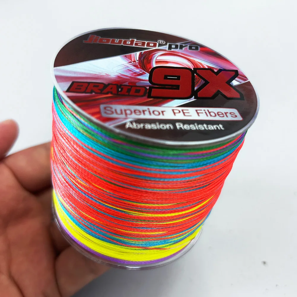 Línea trenzada PE multicolor alta resistencia para pesca - imagen 3