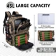 Goture Mochila de pesca impermeable con porta botellas y bolsas - imagen 4