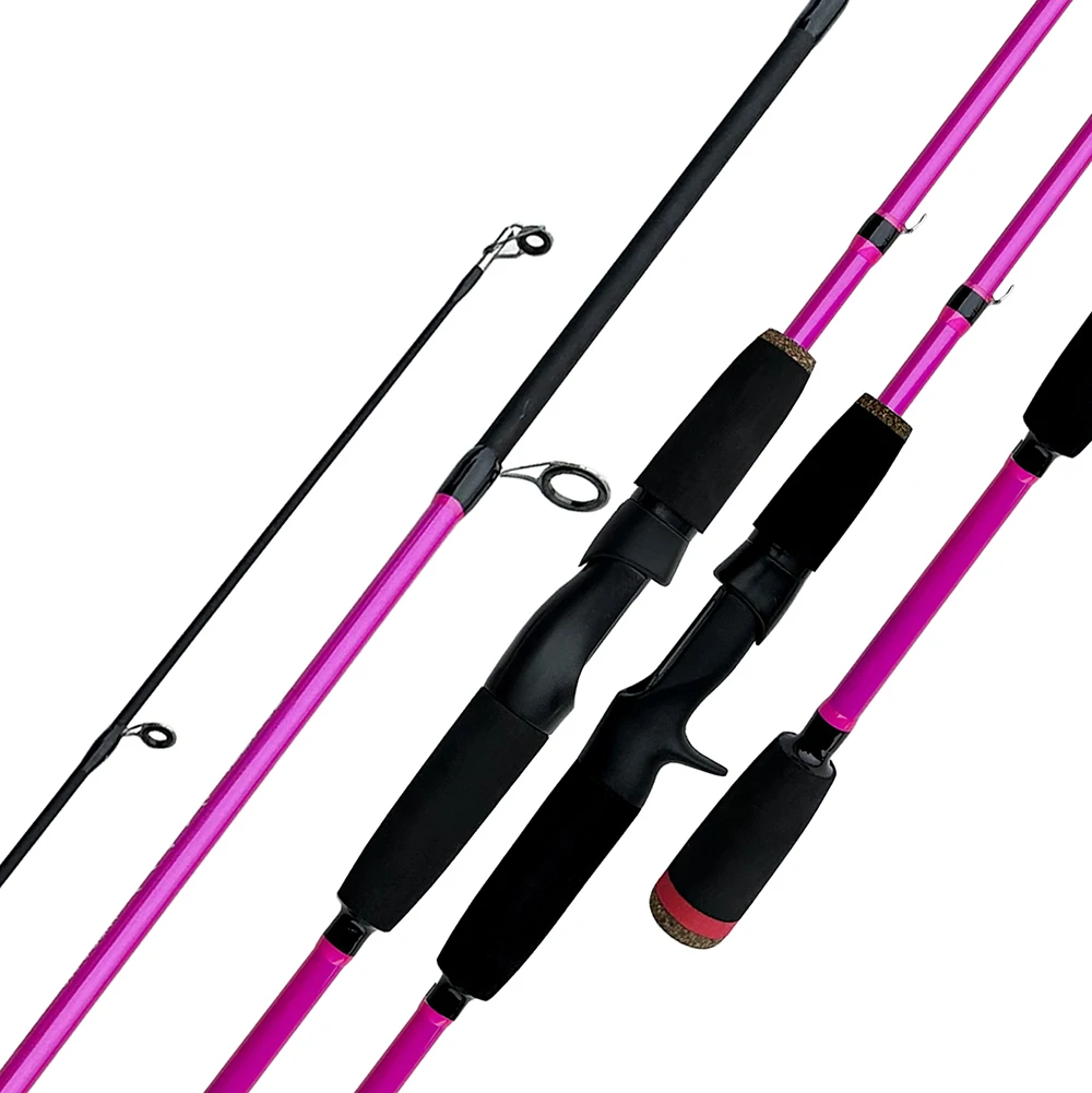 Combo caña y carrete carpa carbono portátil acción media pesca - imagen 2
