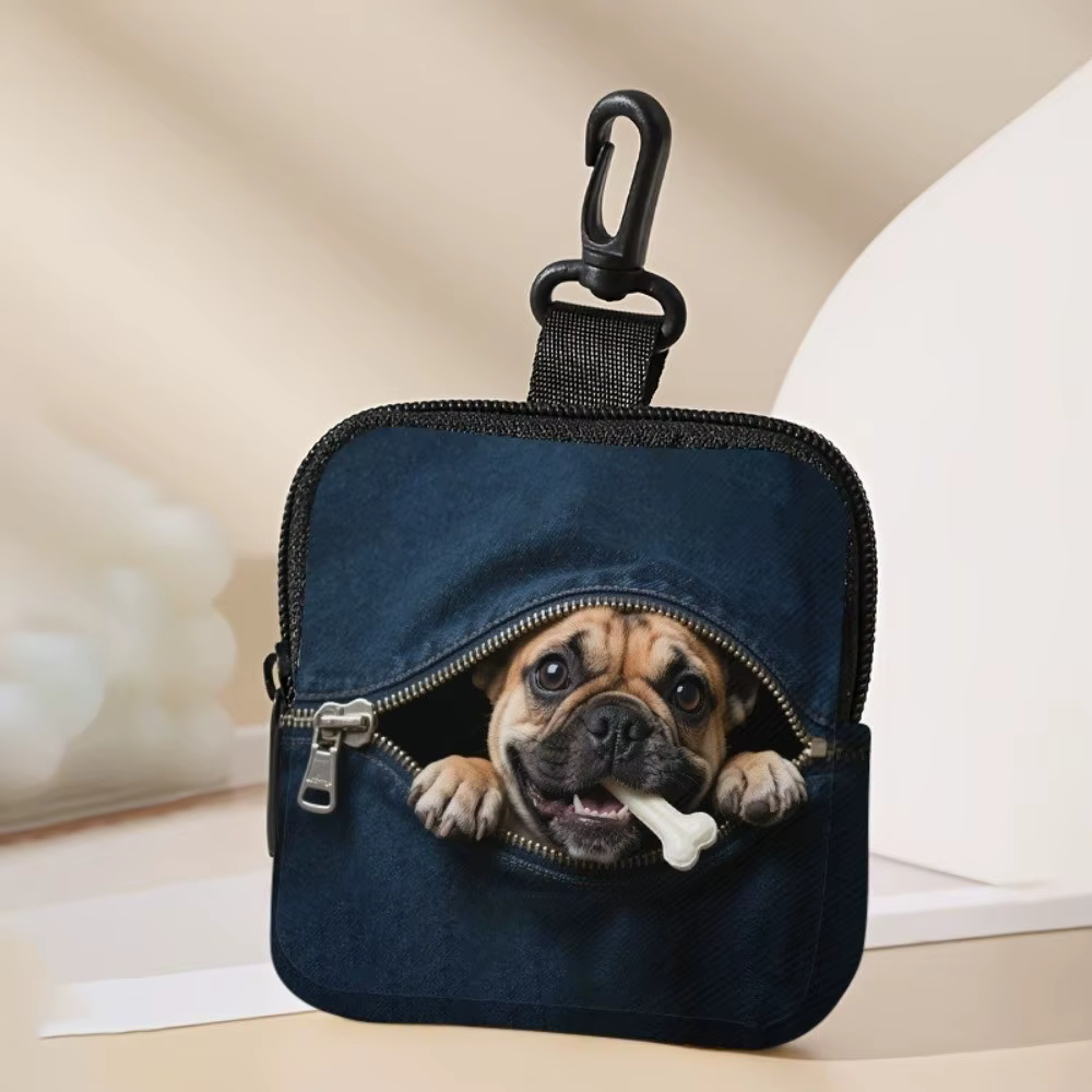 Monedero Bonito impermeable de PVC, cartera compacta portátil - imagen 5