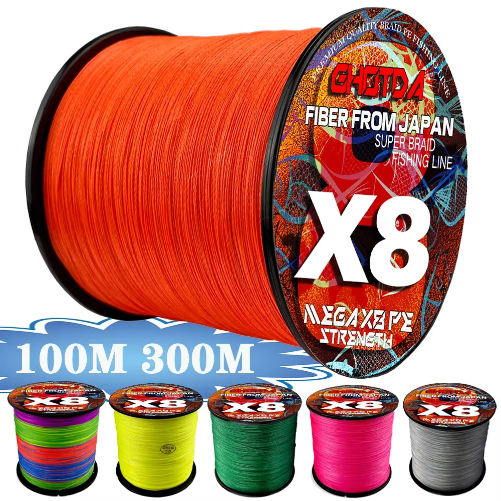 GHOTDA Sedal Trenzado X8 Multifilamento – Para pesca en agua salada - imagen 4