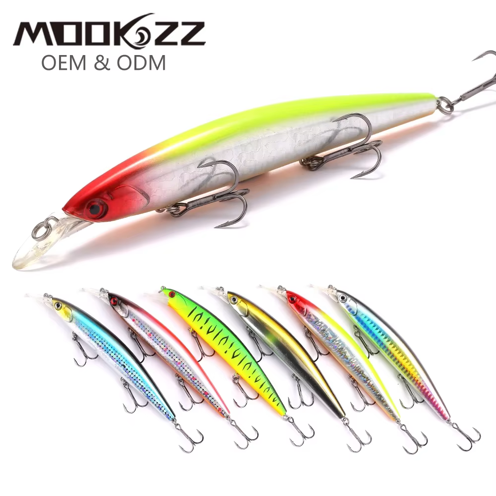 MOOKZZ Minnow: Señuelo de pesca duro 13 cm, 22 g - novedad 2023 - imagen 2