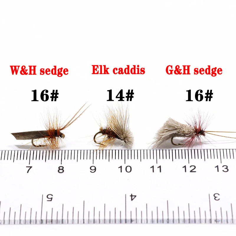 Mosca seca para trucha imitación Mayfly Sedges y Hopper - imagen 4