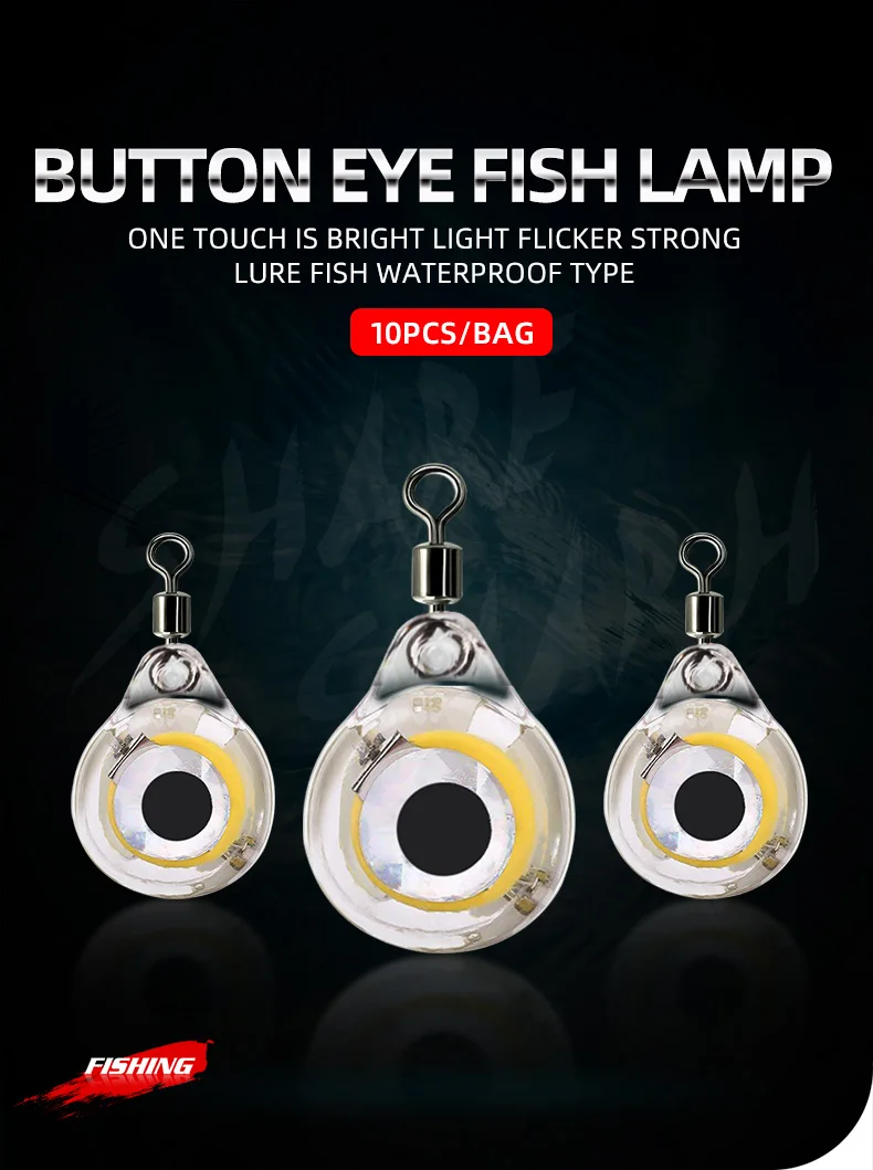 Señuelo luminoso submarino ShareShark en forma de gota