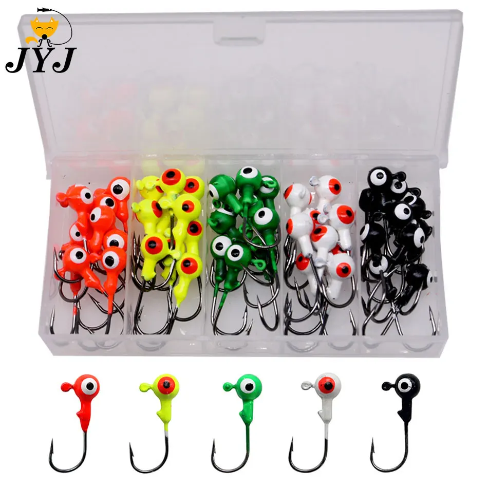 JYJ Jig Head para vinilo – Ojos grandes colores