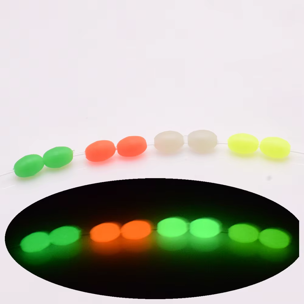 Cuentas Luminosas Antideslizantes para Pesca – Brillo Nocturno
