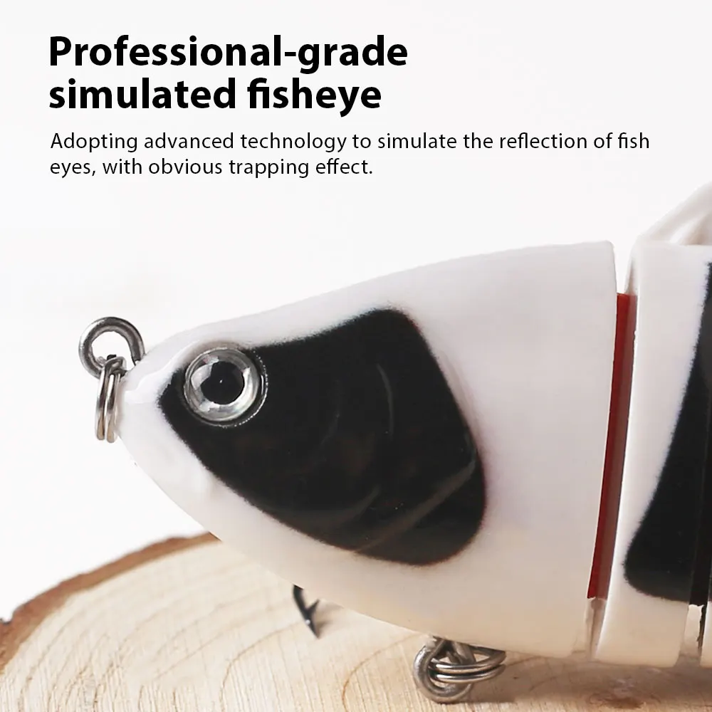 Señuelo swimbait Hanlin multiarticulado hundimiento lento para lubina - imagen 4