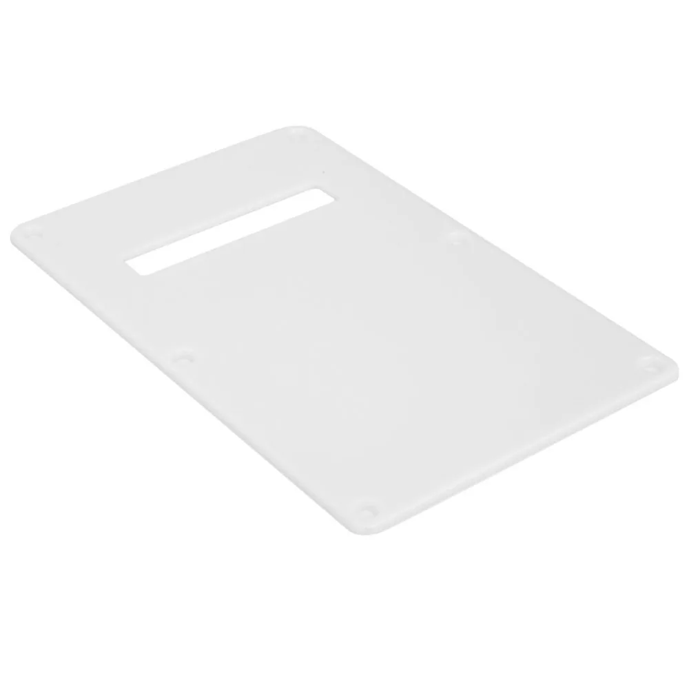 Placa trasera de guitarra eléctrica duradera negro y blanco con plástico - imagen 2