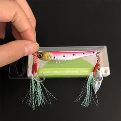 LURETV Señuelo langosta verde – Placa hierro 31,5 g tiro largo