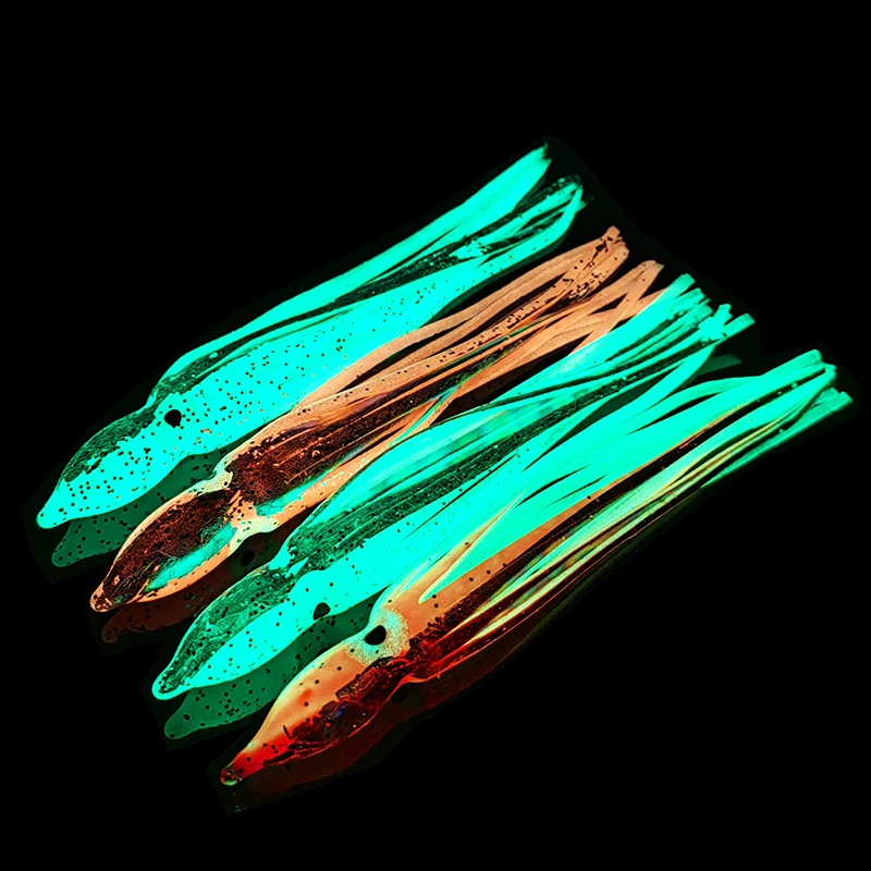Vinilo Calamar Glow – Cebo realista luminoso para mar - imagen 5